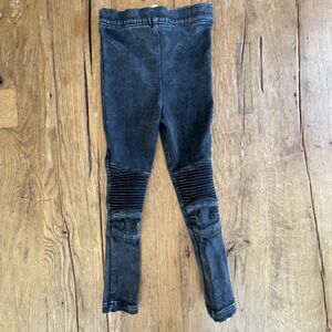 The Ritz Boutique Dark Denim Moto Leggings - Size 4